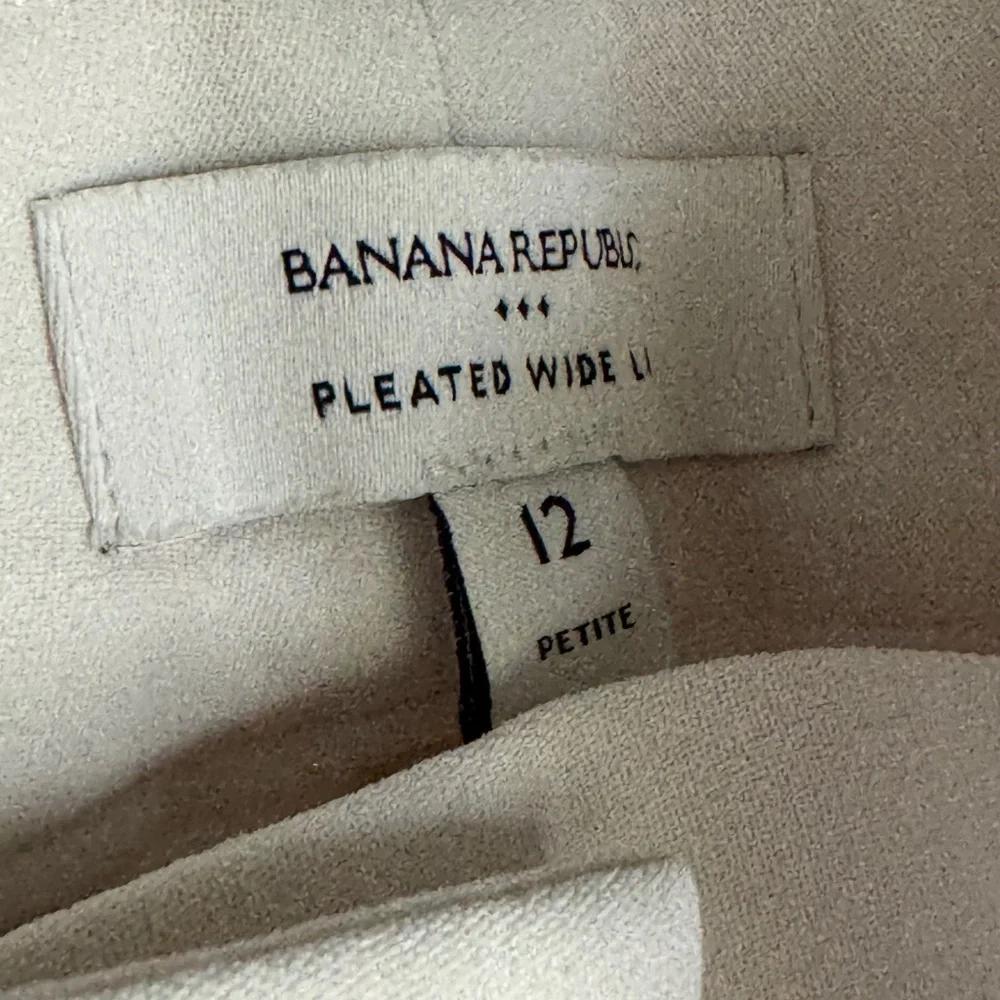 Banana Republic Pleated Wide Leg Pants - Picture 5 of 10